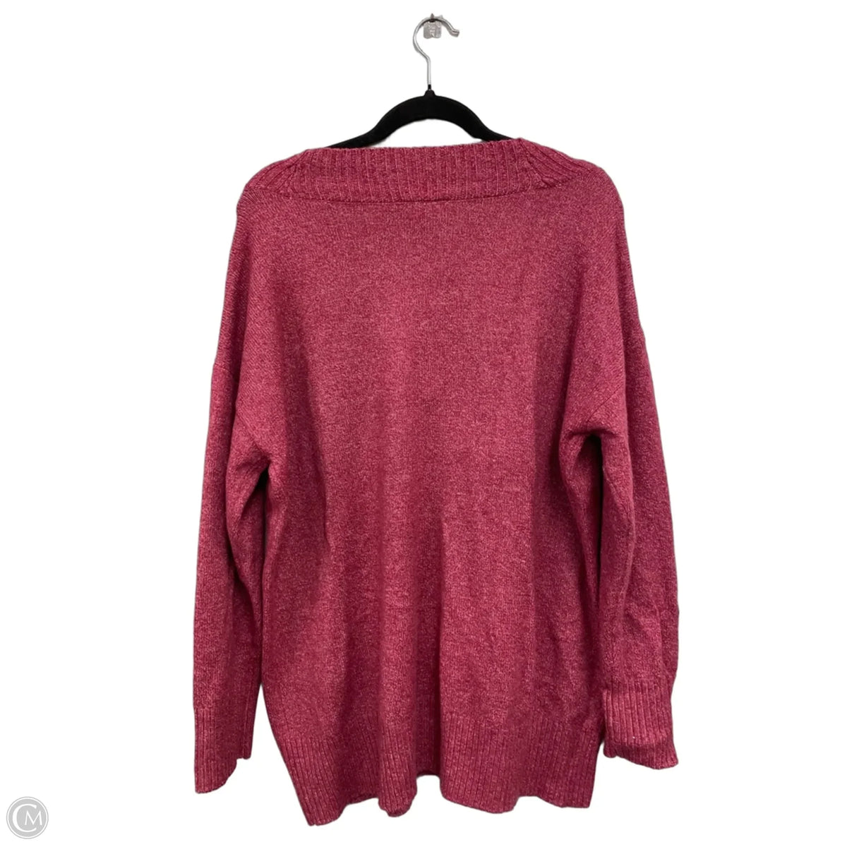Sweater By Loft In Red, Size: Xl