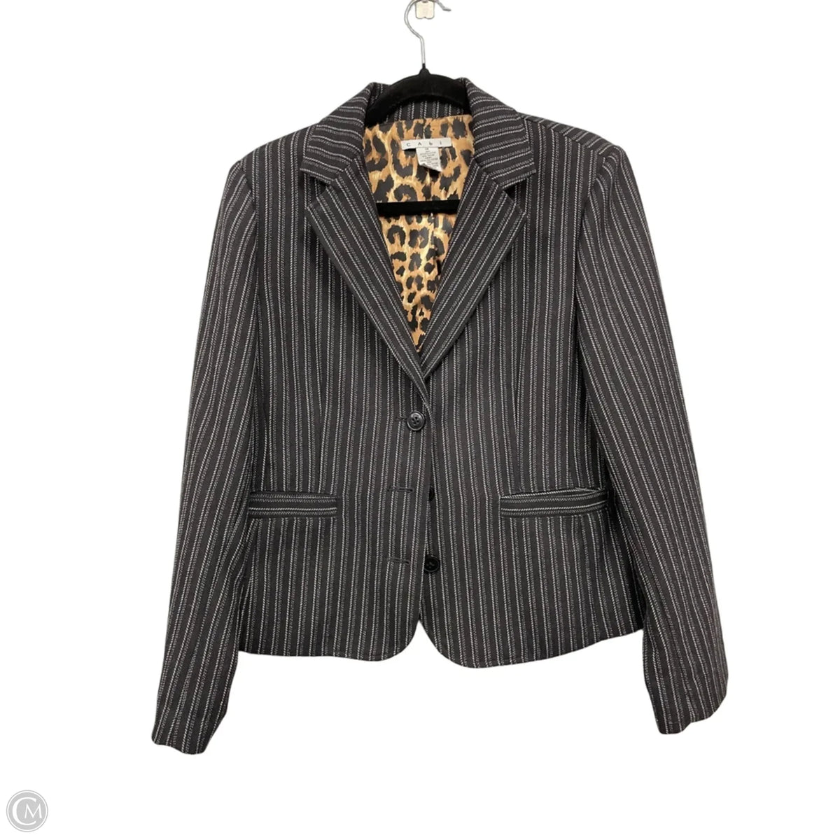 Blazer By Cabi In Black & White, Size: 14