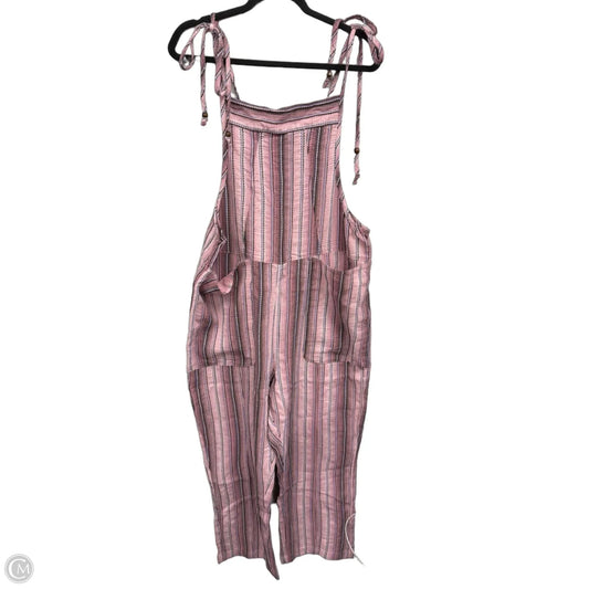 Jumpsuit By Free People In Blue & Pink, Size: Xl
