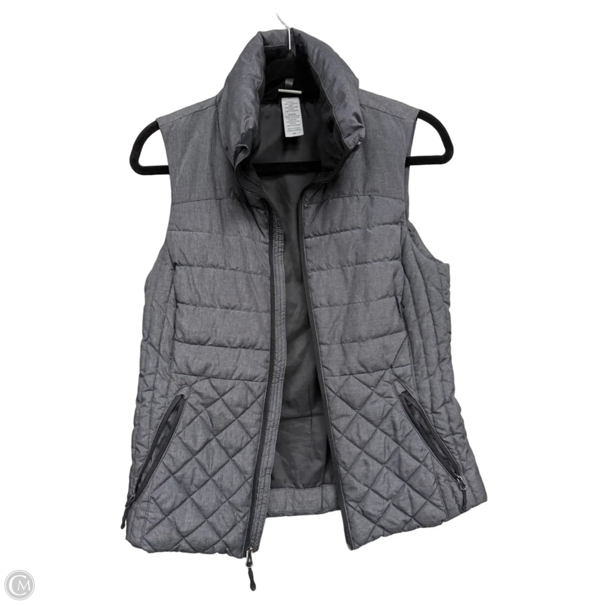 Vest Puffer & Quilted By Champion In Grey, Size: S