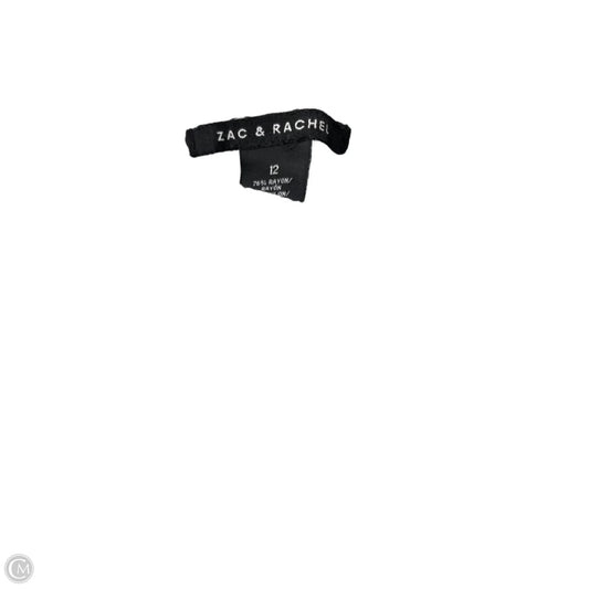 Pants Dress By Zac And Rachel In Black & White, Size: 12