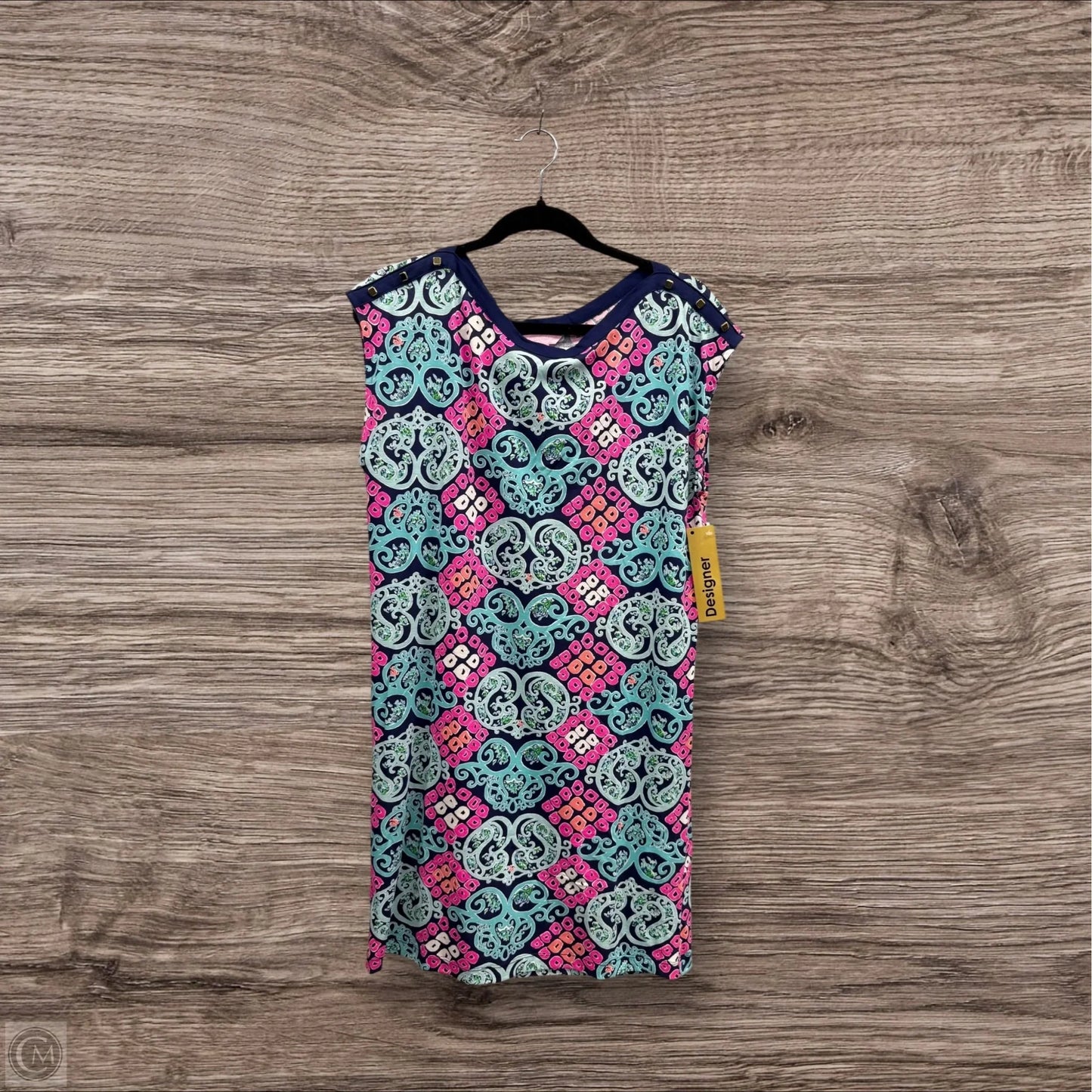 Dress Designer By Lilly Pulitzer In Blue & Pink, Size: M