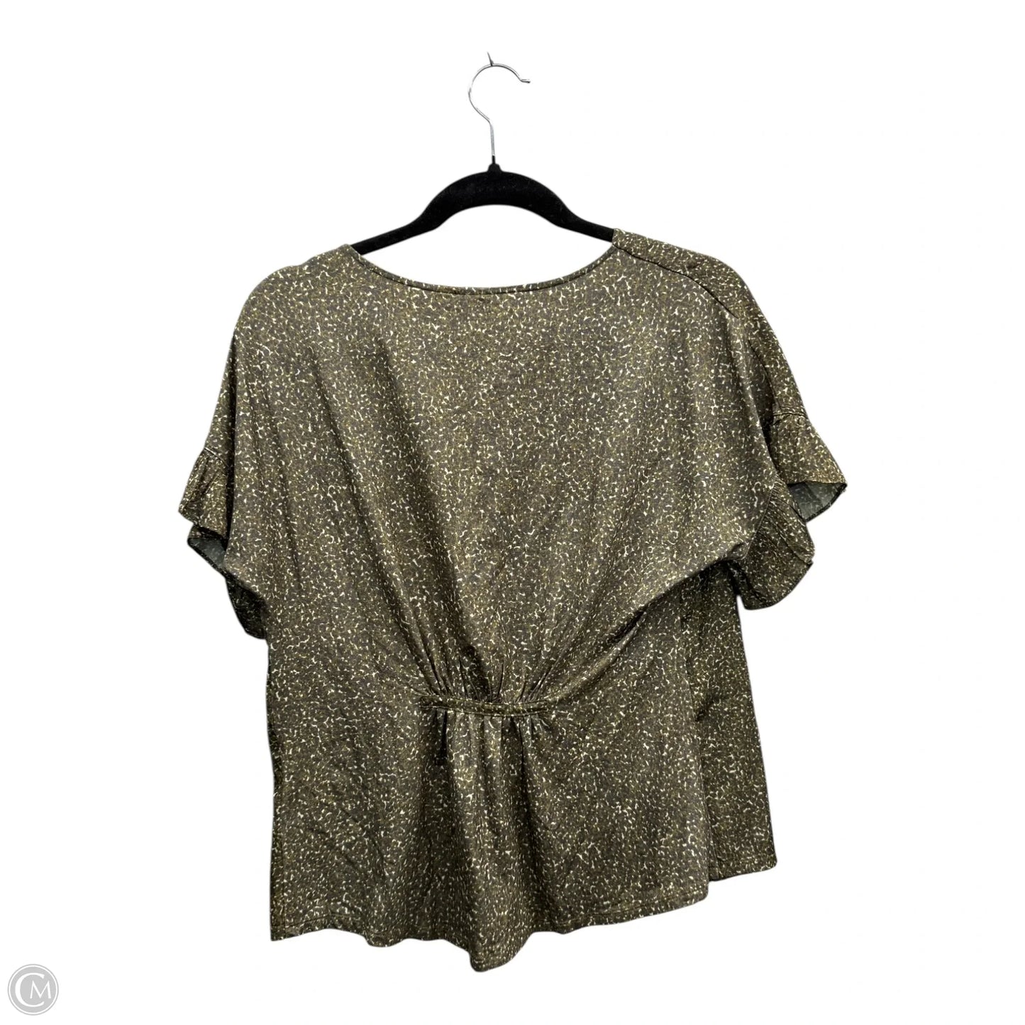 Blouse Short Sleeve By Dolan Left Coast In Green, Size: S
