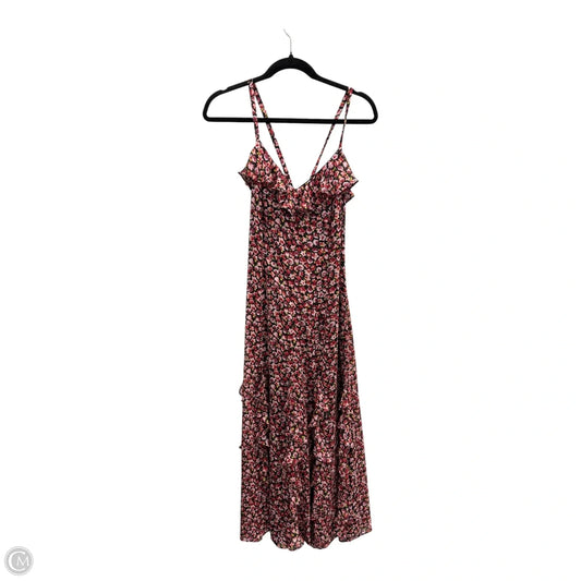 Dress Casual Midi By Nordstrom In Floral Print, Size: 6