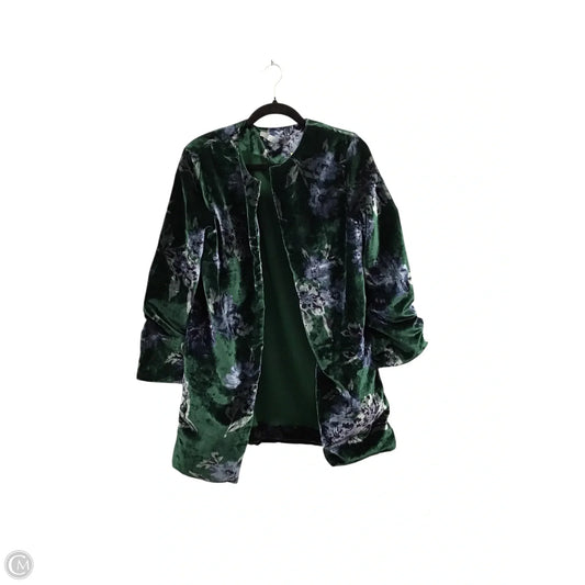 Blazer By Eva Franco In Floral Print, Size: M