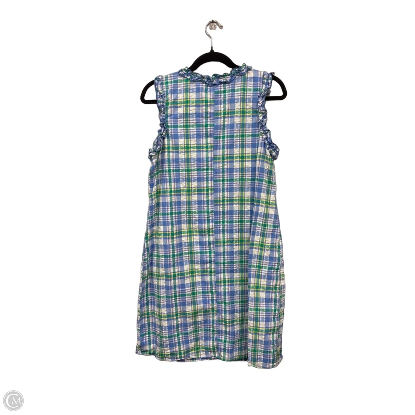 Dress Casual Short By Kim Rogers In Blue & Green, Size: M
