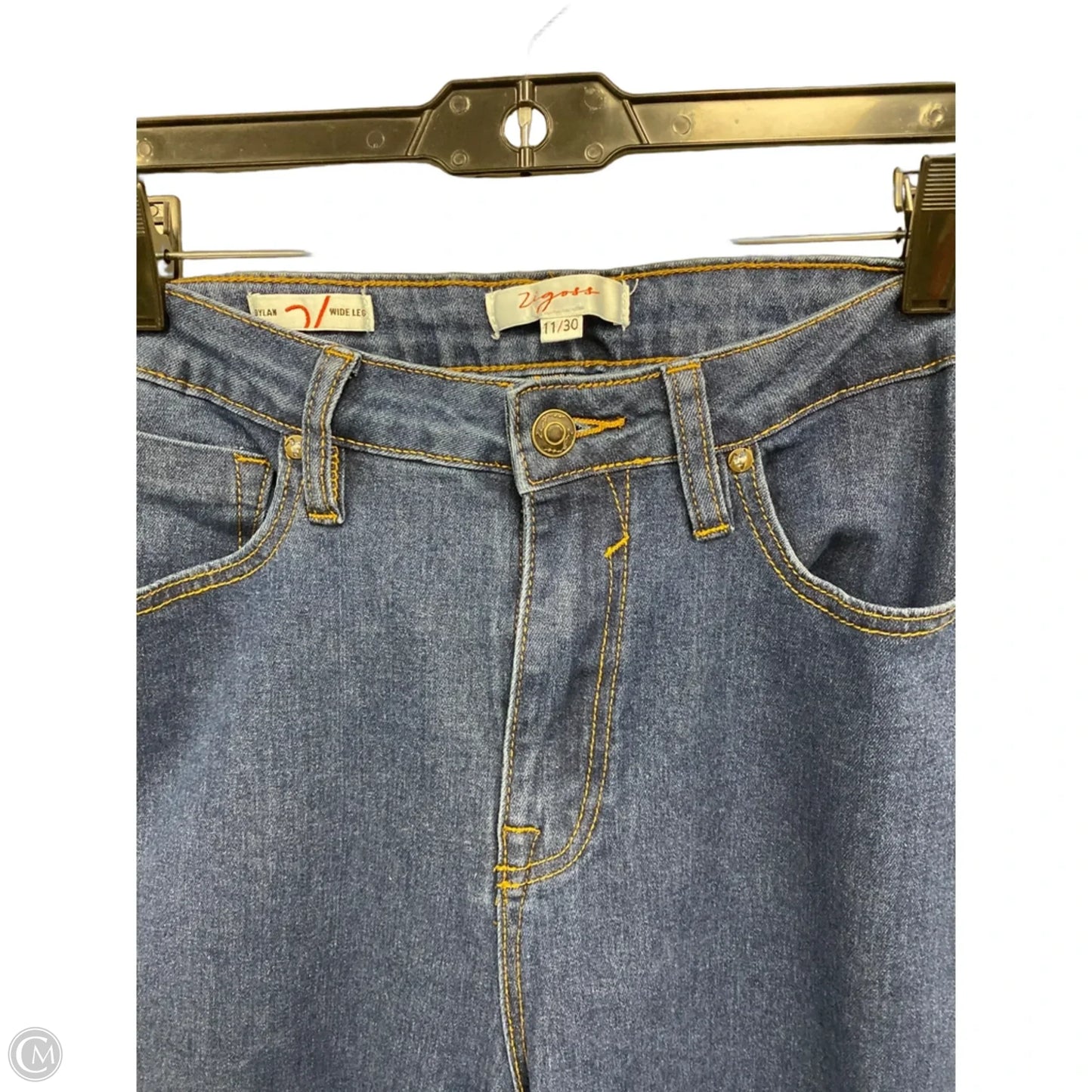 Jeans Wide Leg By Vigoss In Blue, Size: 6