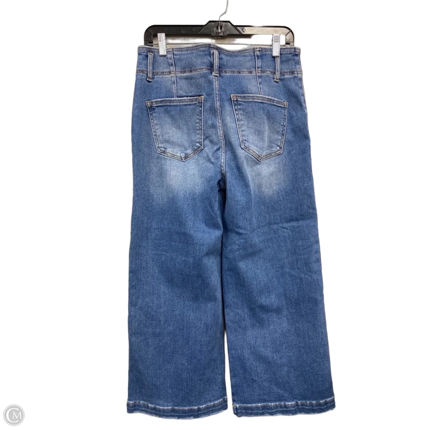 Jeans Wide Leg By Risen In Blue, Size: 4