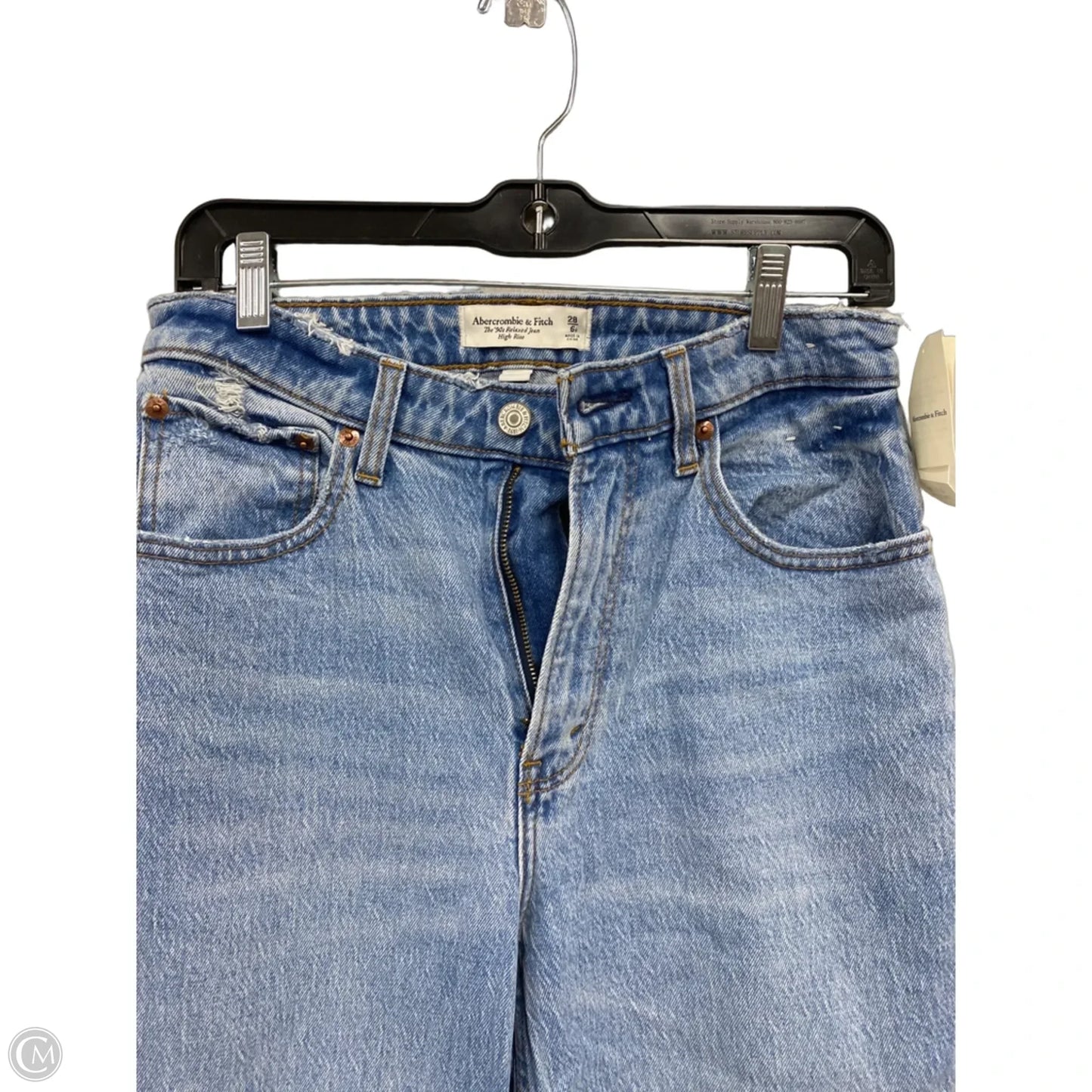 Jeans Wide Leg By Abercrombie And Fitch In Blue, Size: 6