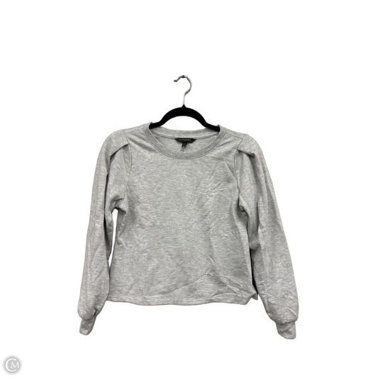 Sweatshirt Crewneck By Banana Republic In Grey, Size: Xxs