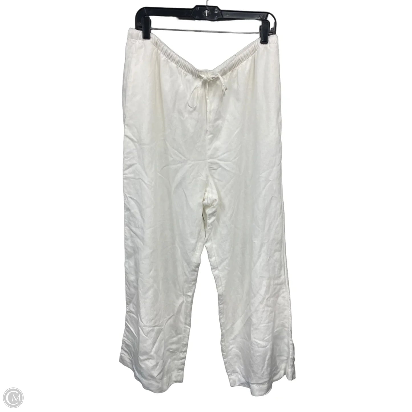 Pants Linen By Loft In White, Size: L