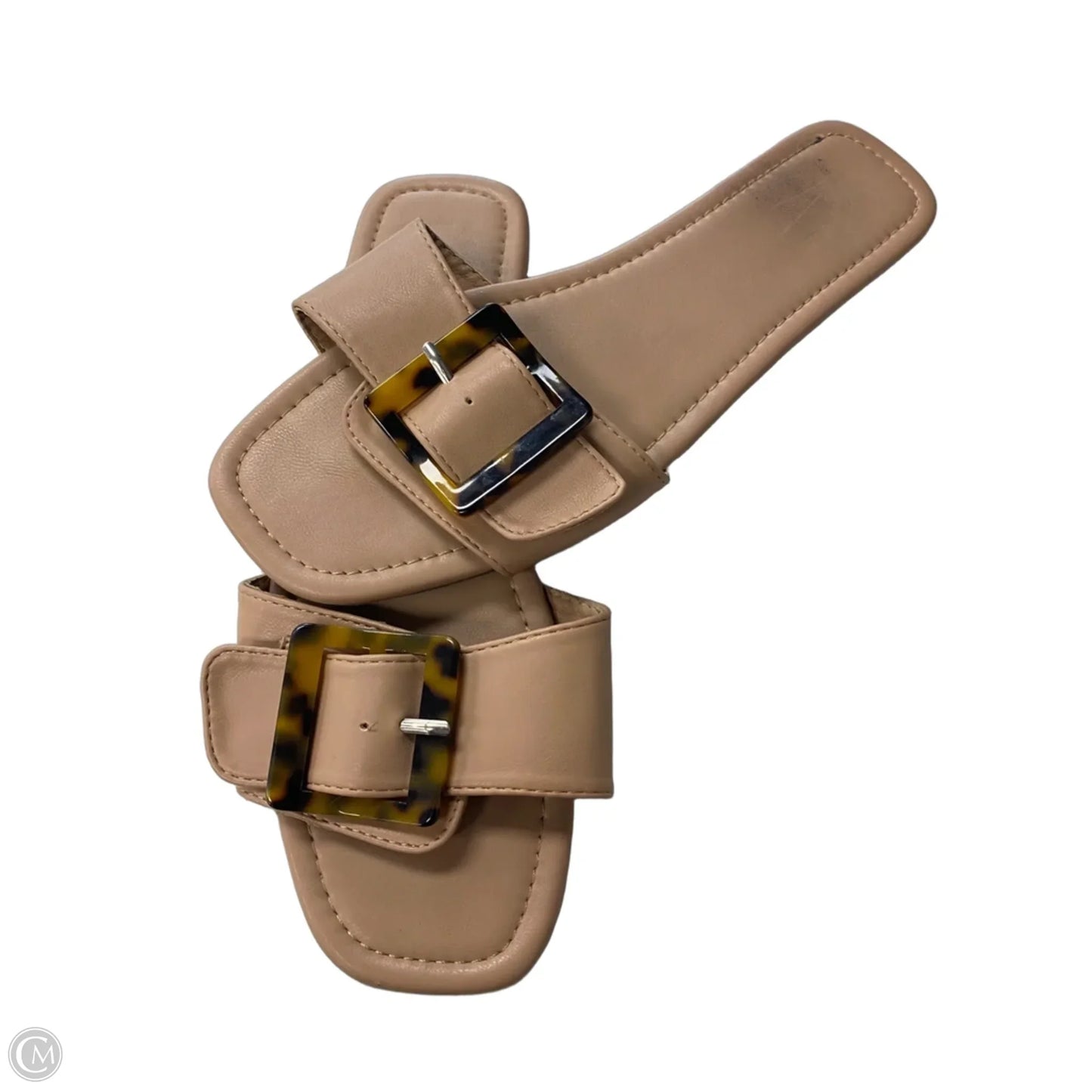 Sandals Flats By Loft In Tan, Size: 10