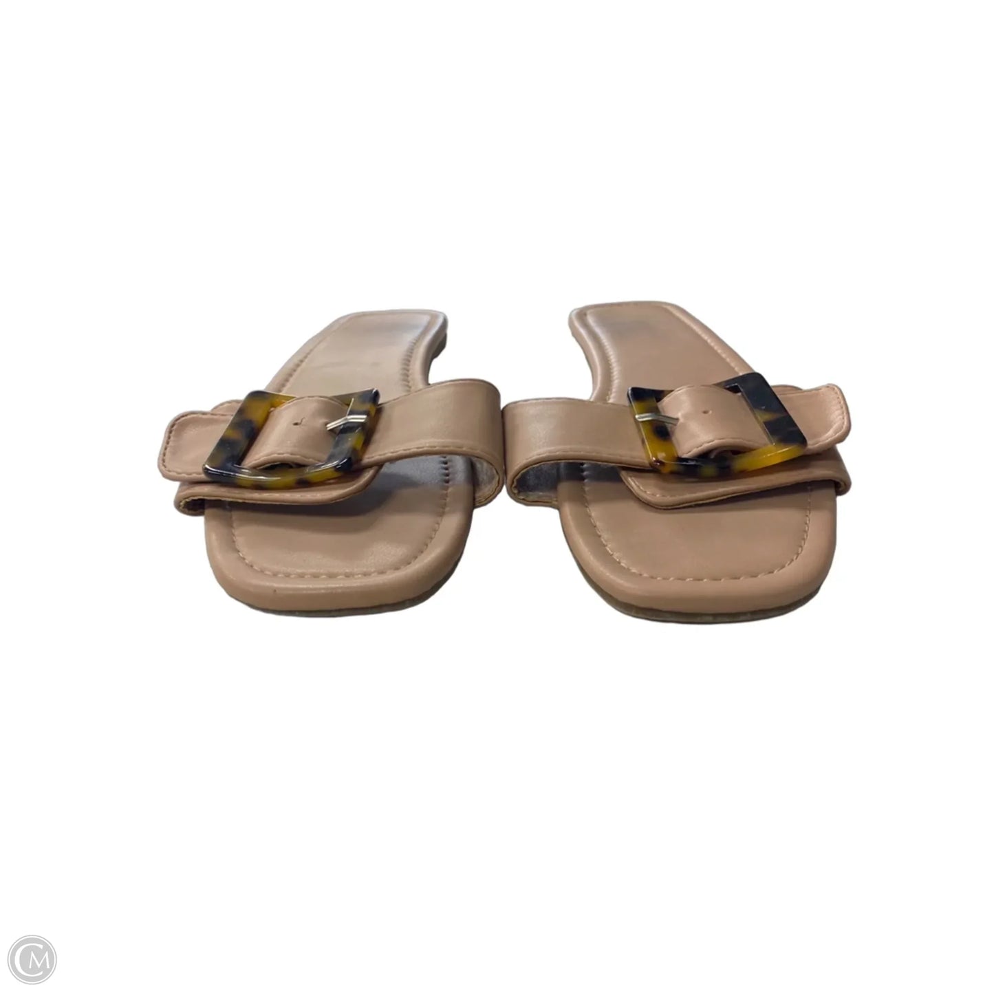 Sandals Flats By Loft In Tan, Size: 10