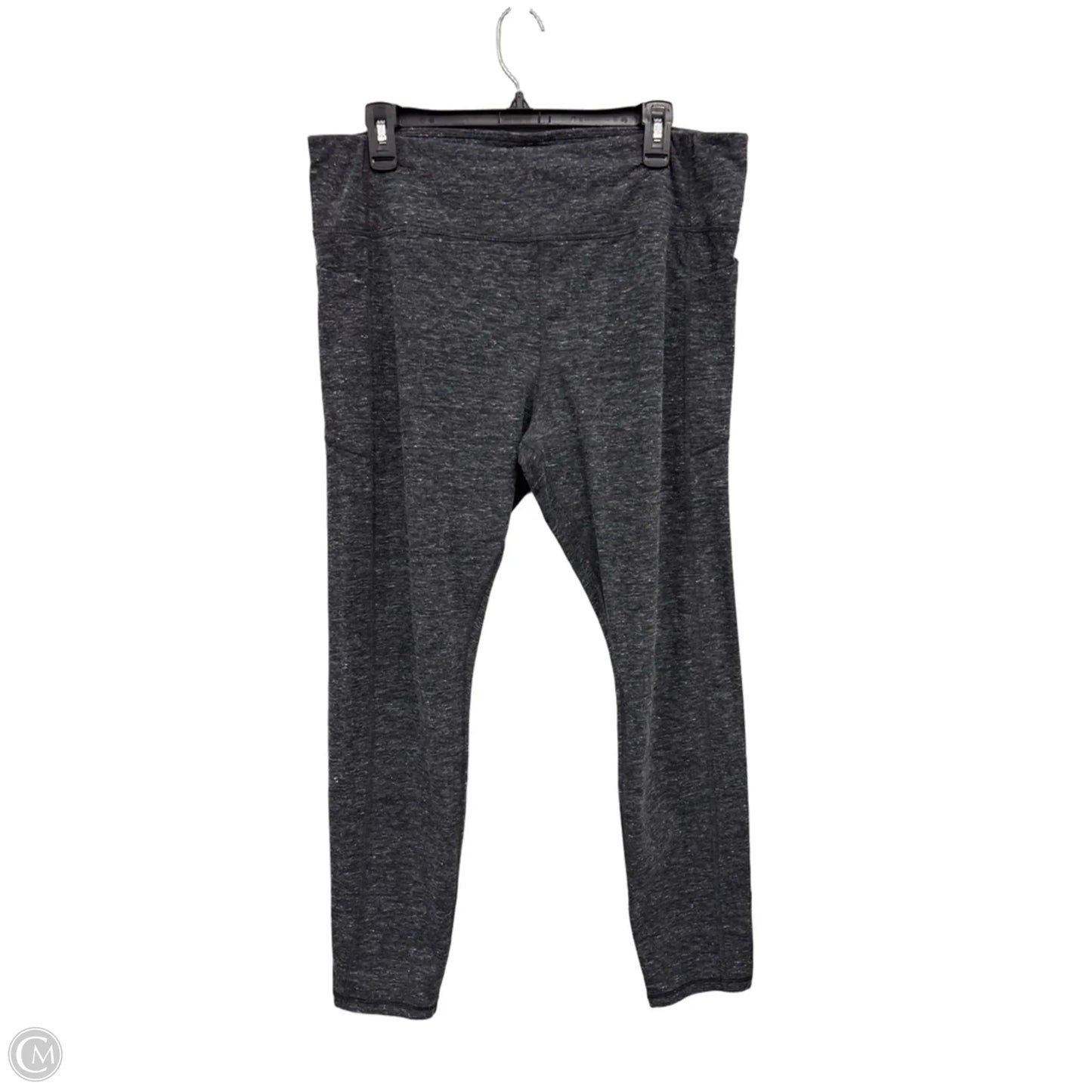 Athletic Leggings By Athletic Works In Grey, Size: 2x