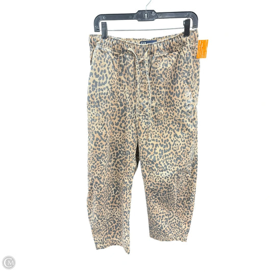 Pants Wide Leg By Gap In Animal Print, Size: M