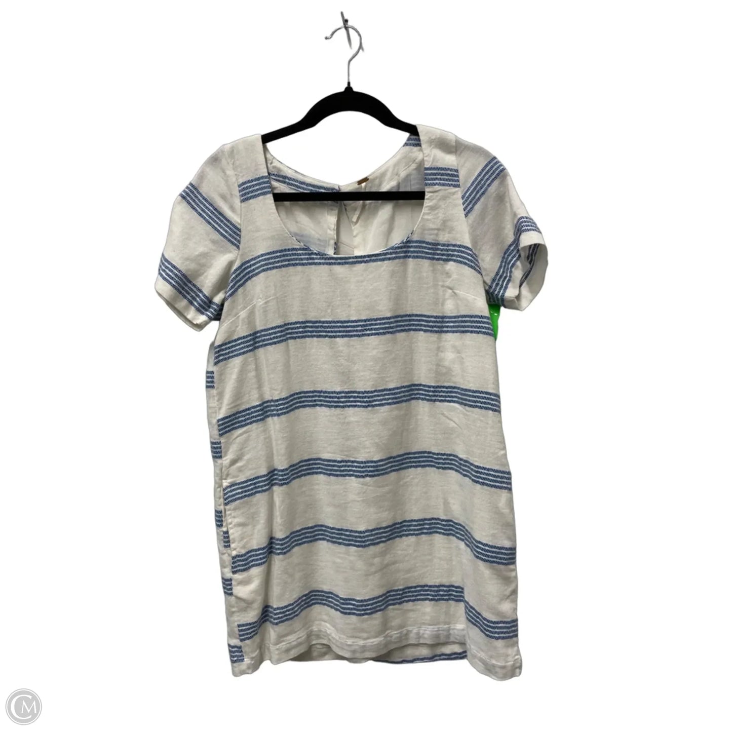 Dress Casual Short By Free People In Blue & Cream, Size: S
