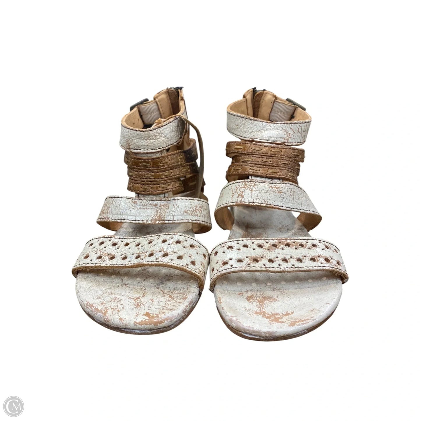 Sandals Flats By Bed Stu In Cream, Size: 7