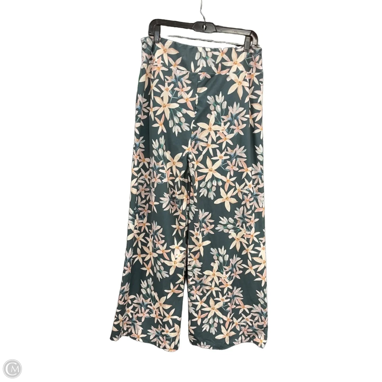 Pants Dress By Clothes Mentor In Cream & Green, Size: 2x