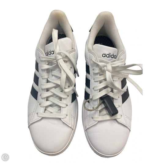 Shoes Athletic By Adidas In Black & White, Size: 8