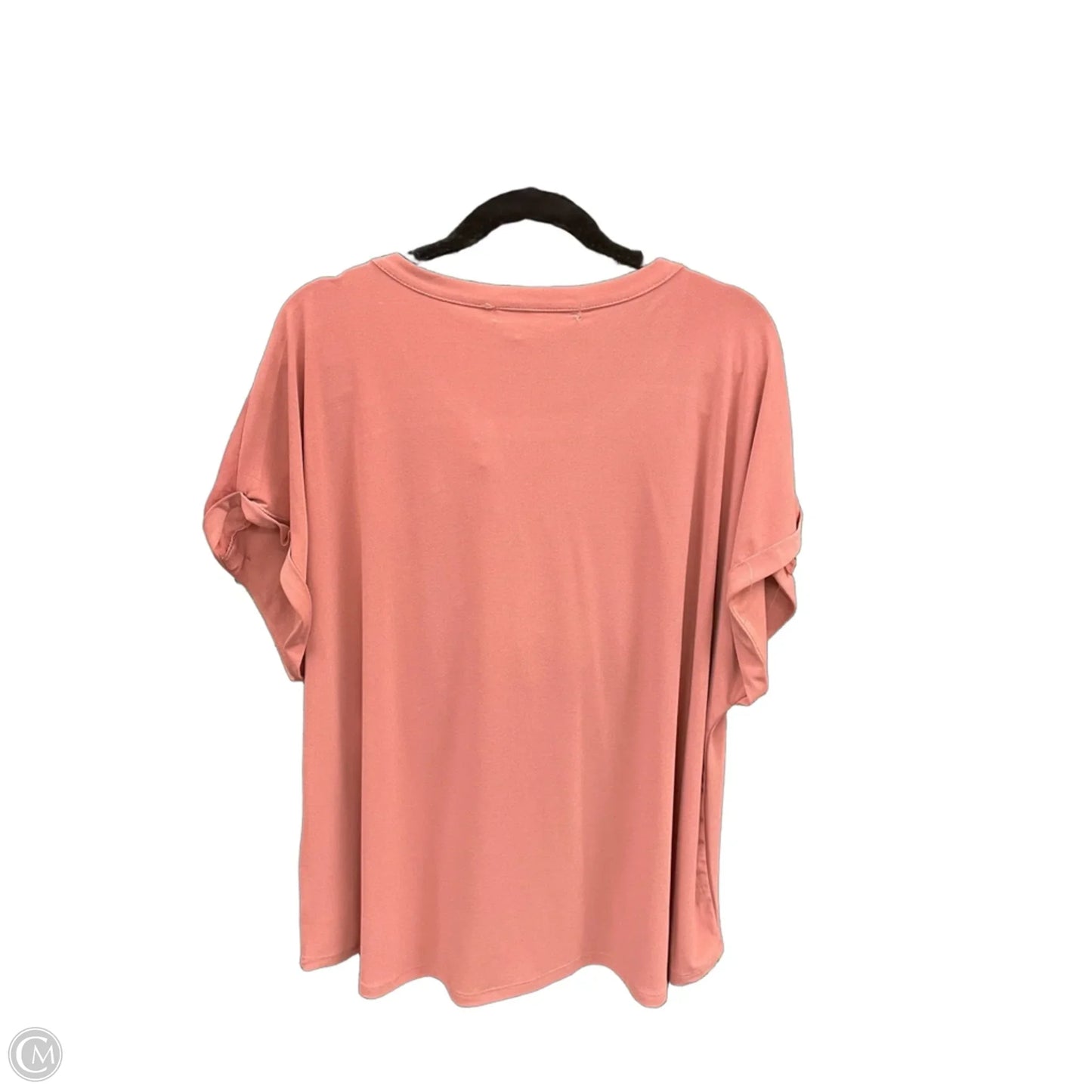 Top Short Sleeve By Love Scarlett In Mauve, Size: 3x