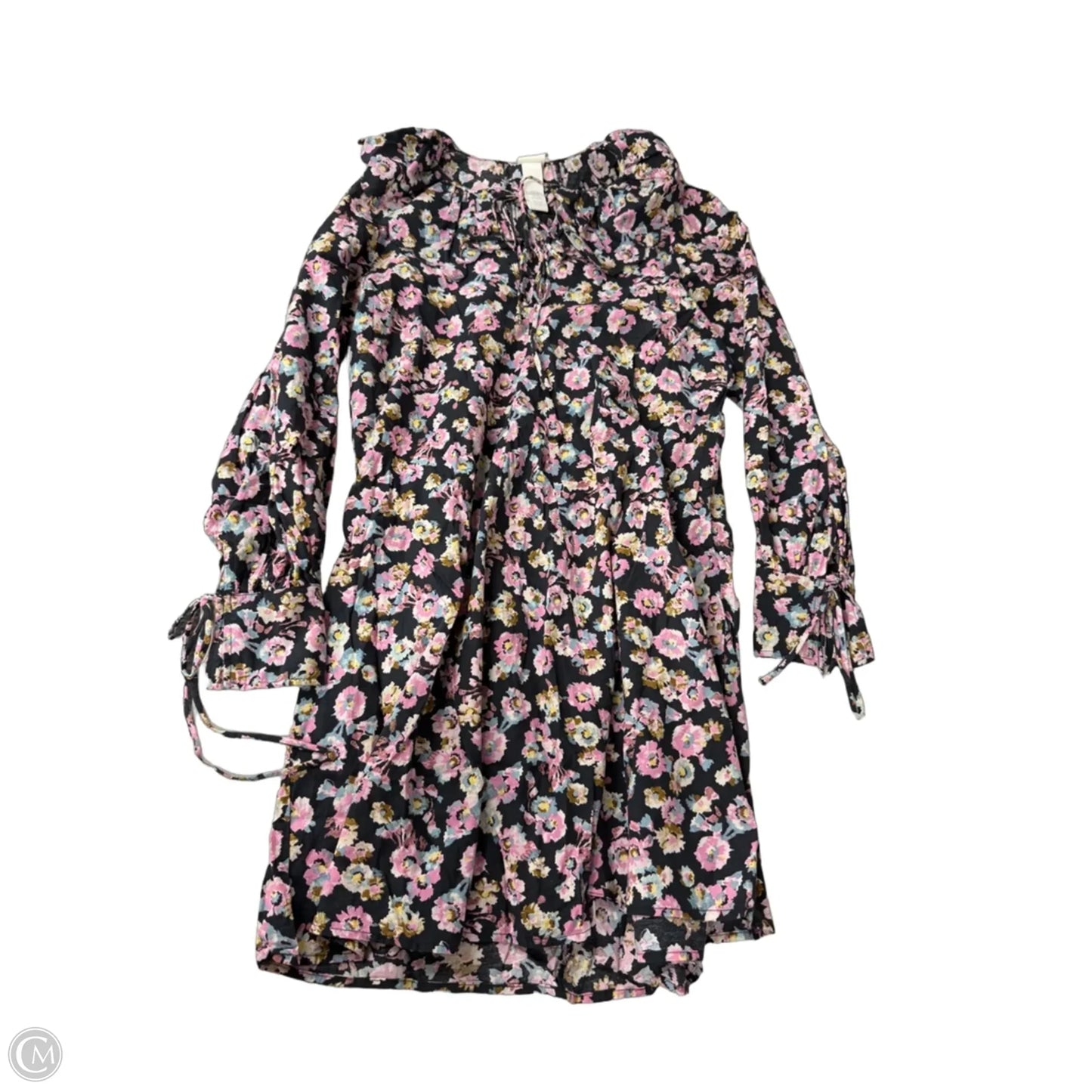 Dress Casual Short By H&m In Black & Pink, Size: Xs