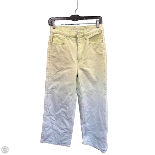Jeans Straight By Bdg In Blue & Green, Size: 4