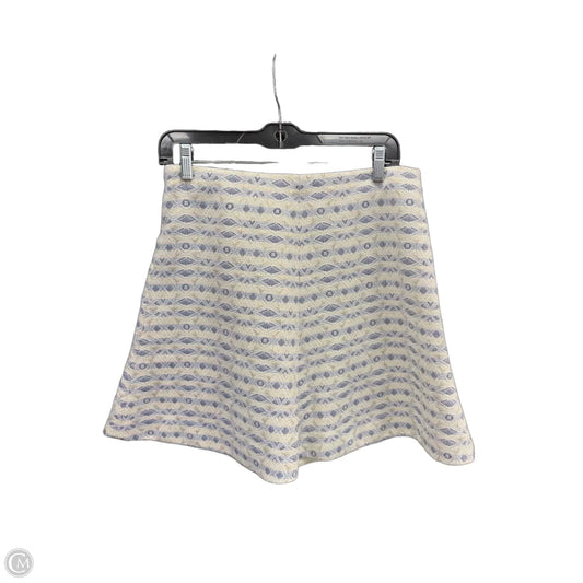 Skirt Midi By J. Crew In Blue & Cream, Size: 6