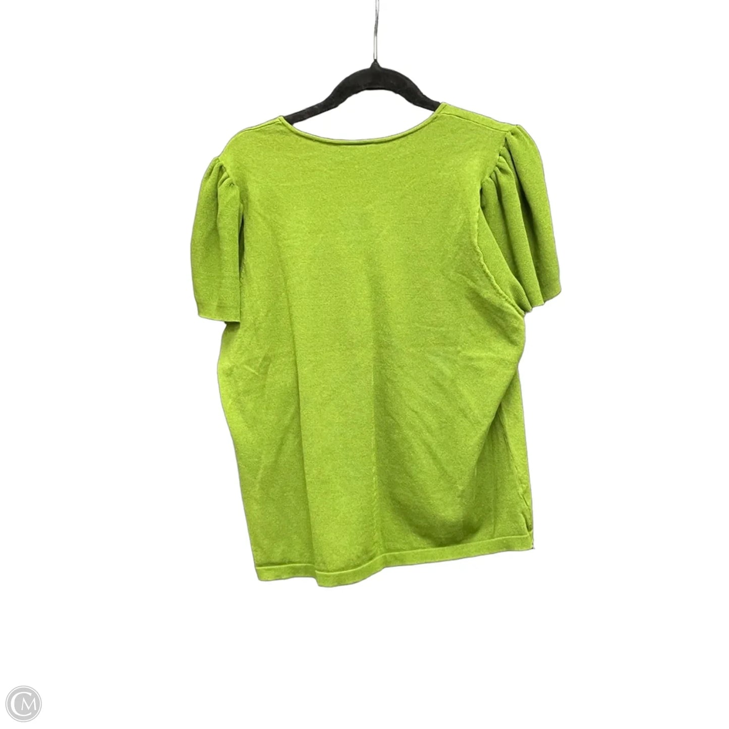 Top Short Sleeve By Ann Taylor In Green, Size: Xl