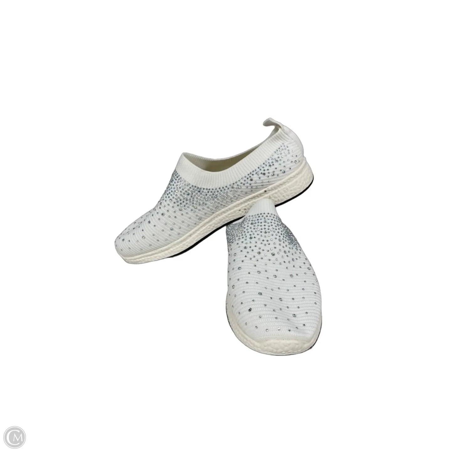 Shoes Flats By Clothes Mentor In White, Size: 8.5