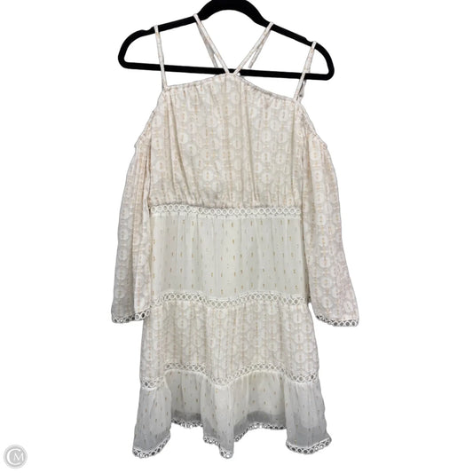 Dress Casual Short By Chelsea And Violet In Cream, Size: S