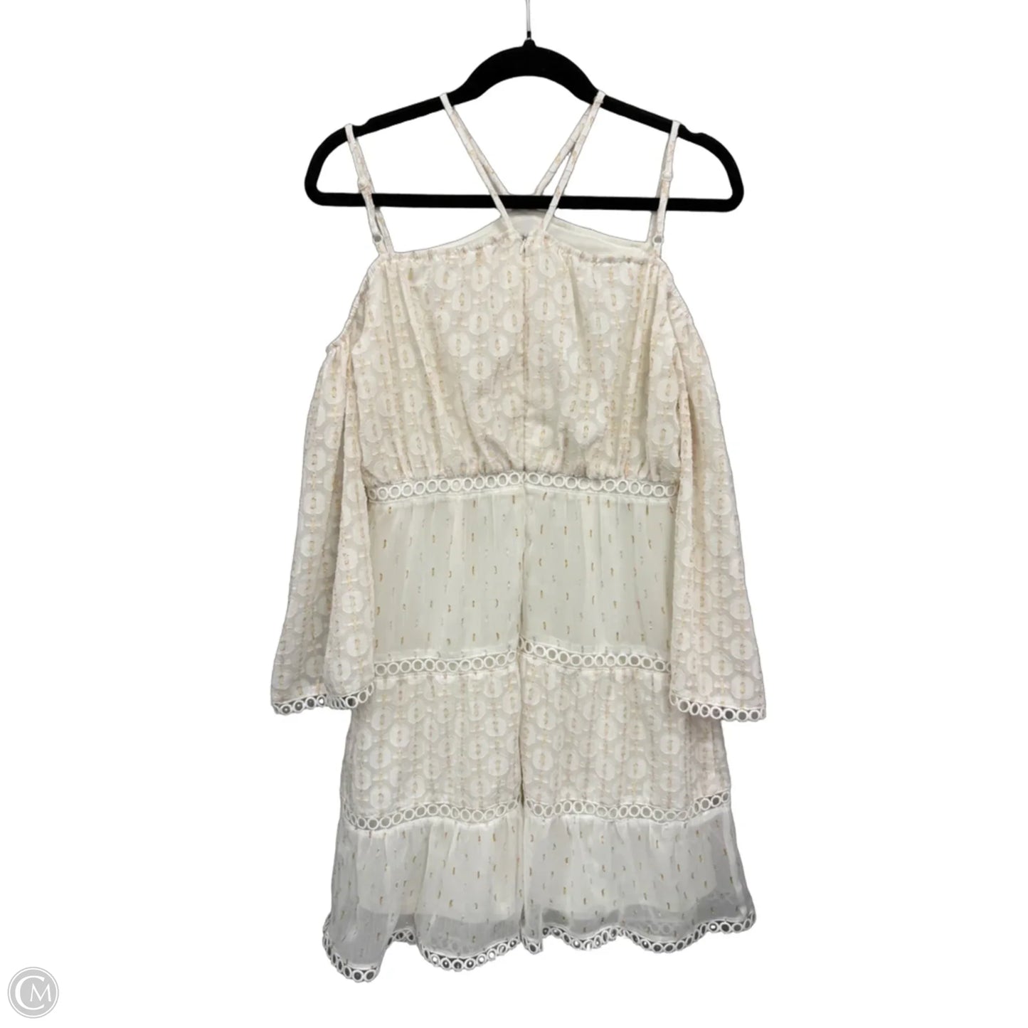Dress Casual Short By Chelsea And Violet In Cream, Size: S