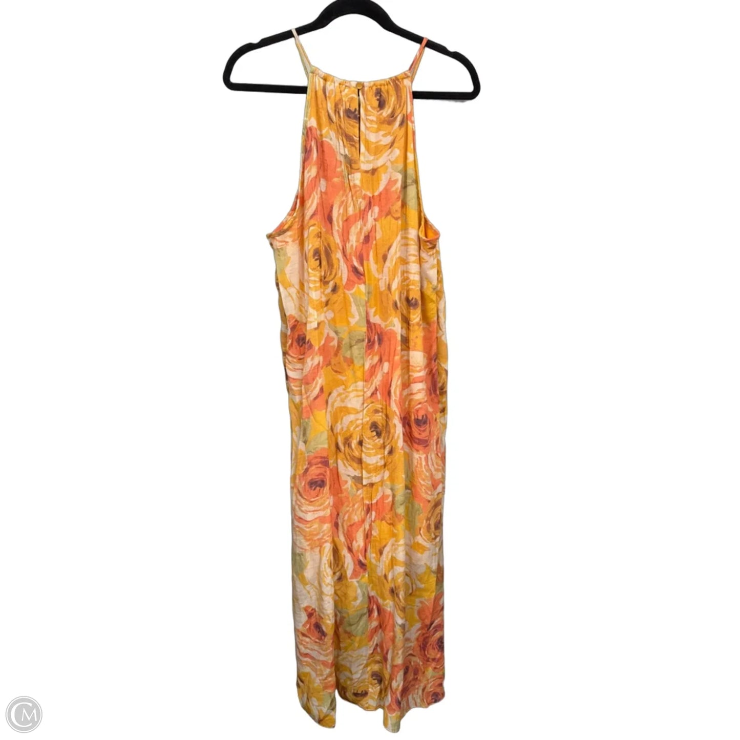 Dress Casual Maxi By Mlle Gabrielle In Orange, Size: Xl