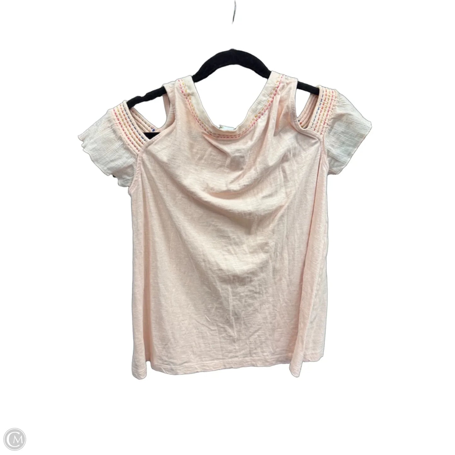 Top Short Sleeve By Akemi And Kin In Pink, Size: Xs