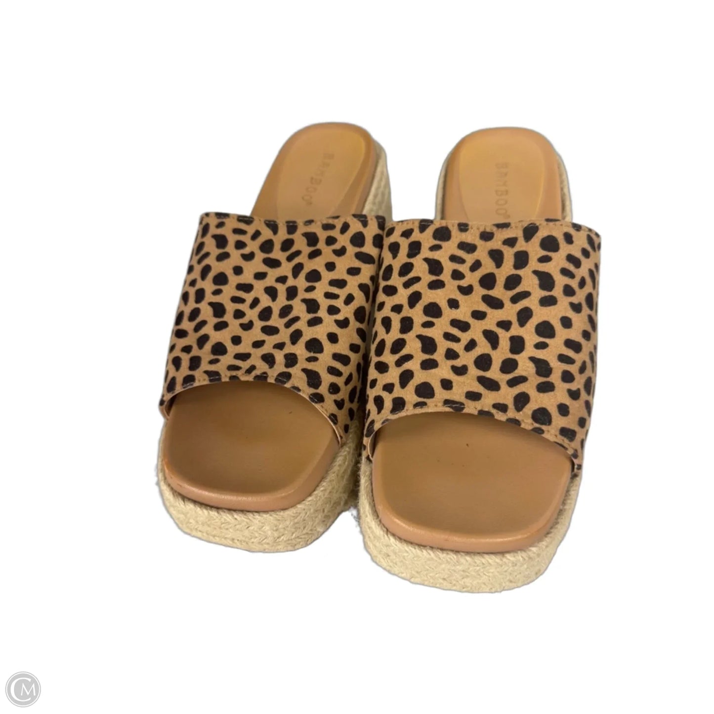 Shoes Heels Platform By Bamboo In Animal Print, Size: 6.5