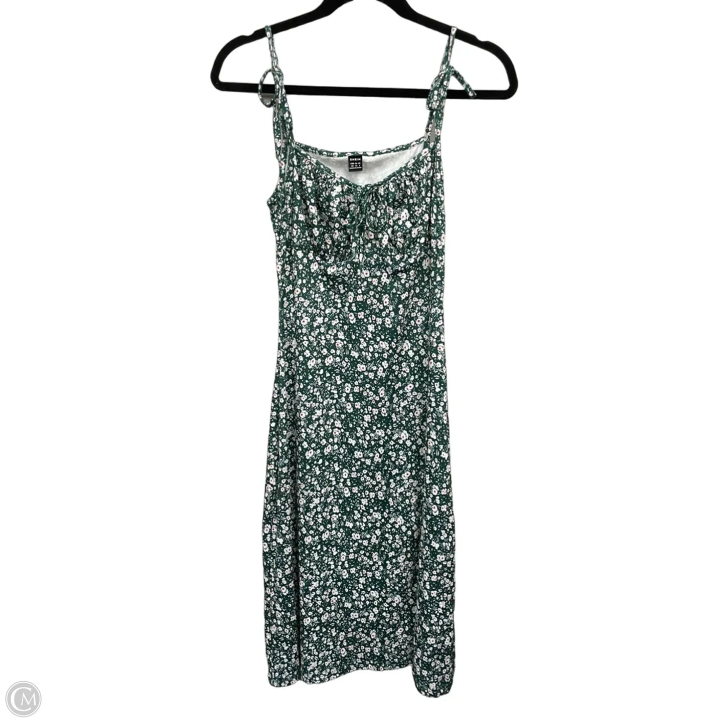 Dress Casual Midi By Shein In Green, Size: Xs