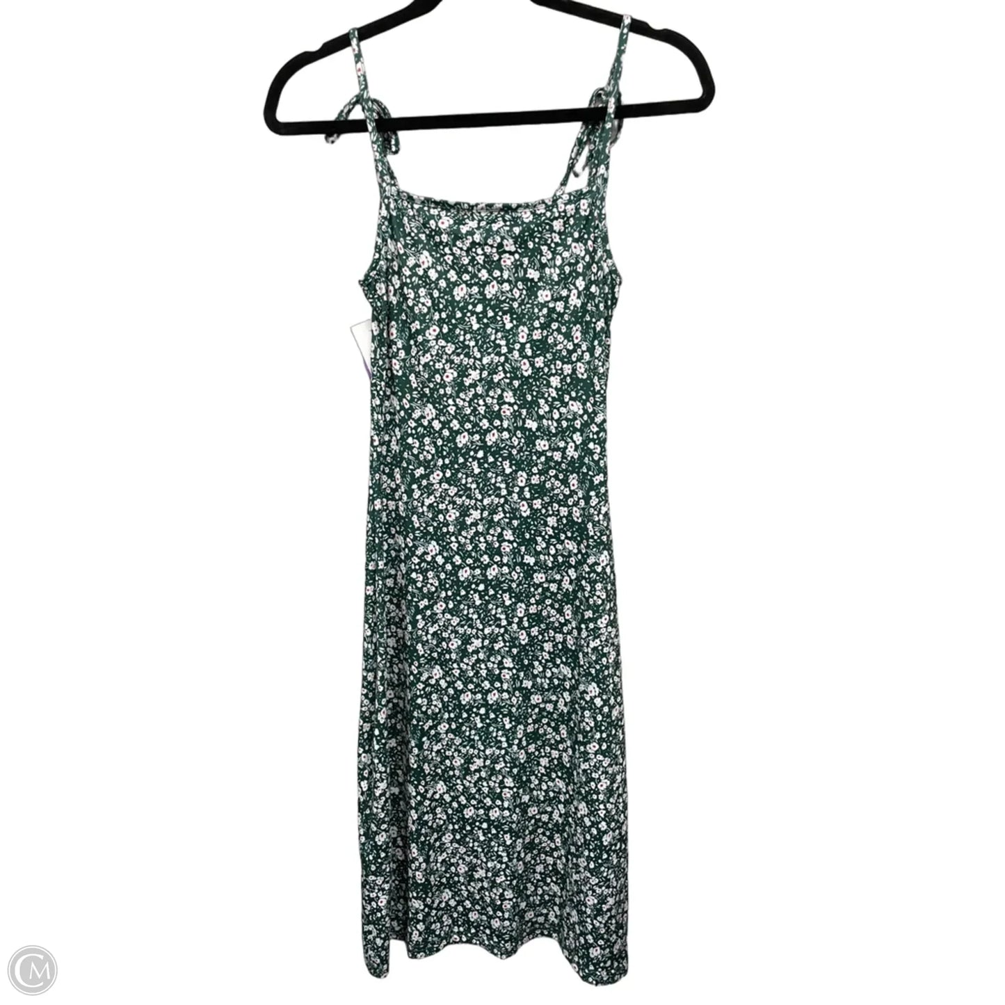 Dress Casual Midi By Shein In Green, Size: Xs