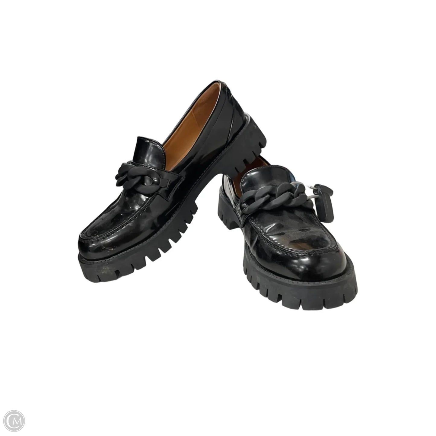 Sandals Heels Platform By Clothes Mentor In Black, Size: 8