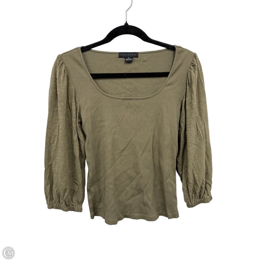 Top 3/4 Sleeve By Sanctuary In Green, Size: M
