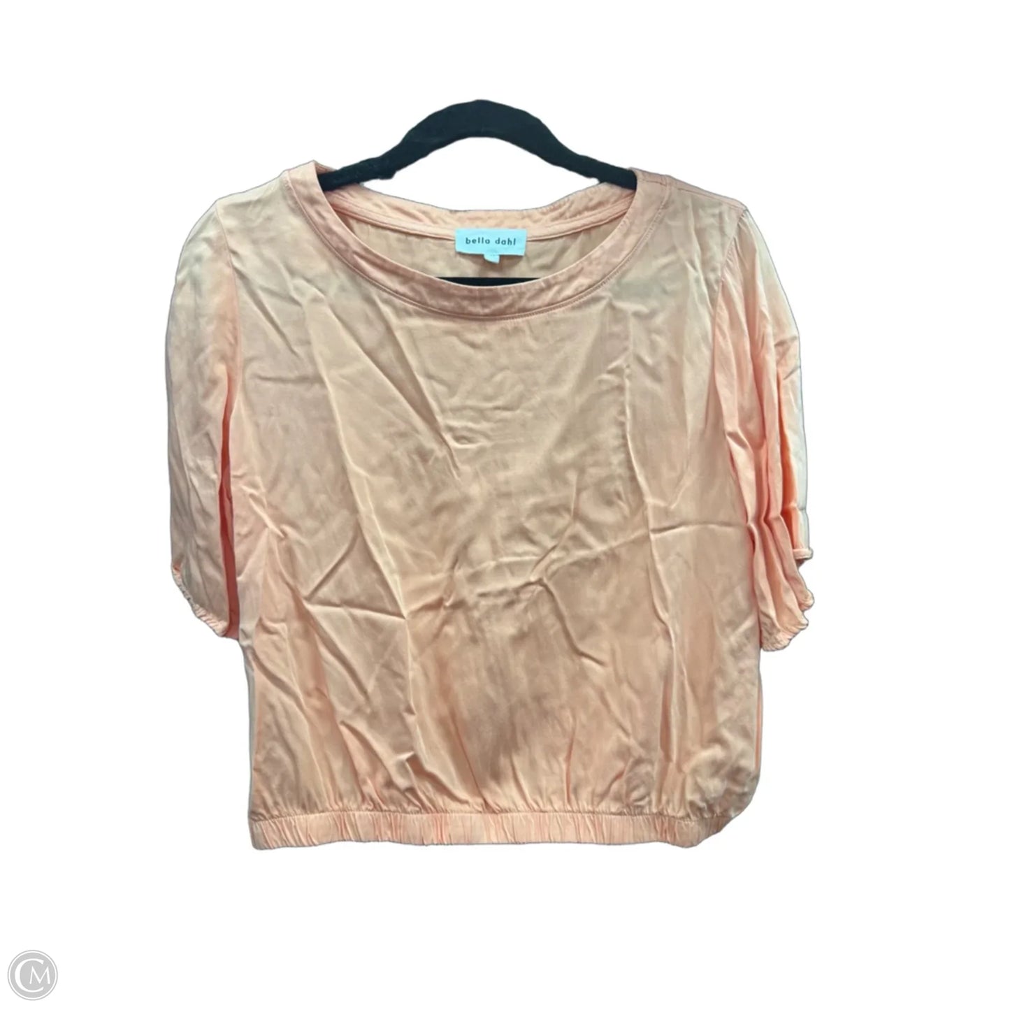 Top Short Sleeve By Bella Dahl In Coral, Size: M