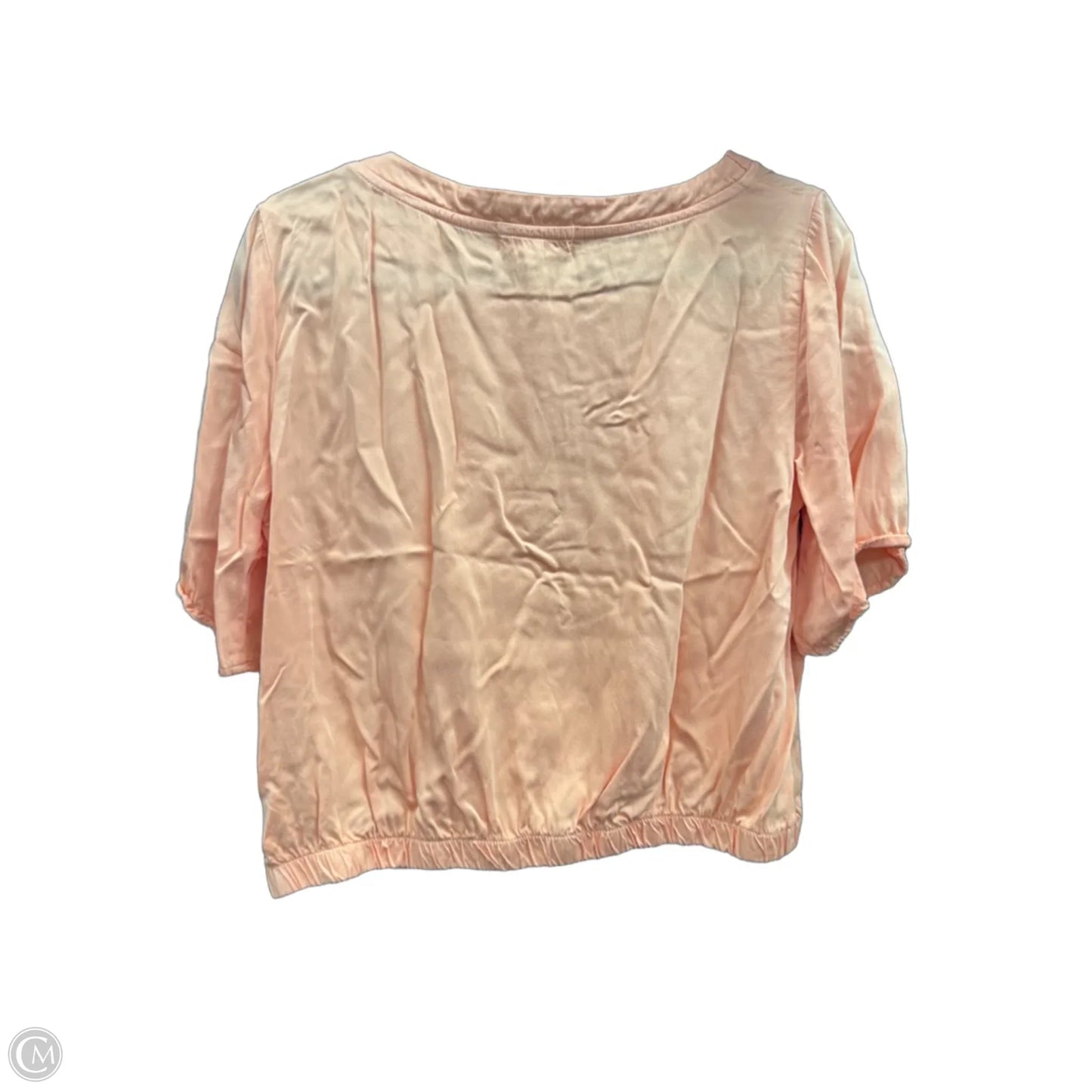 Top Short Sleeve By Bella Dahl In Coral, Size: M