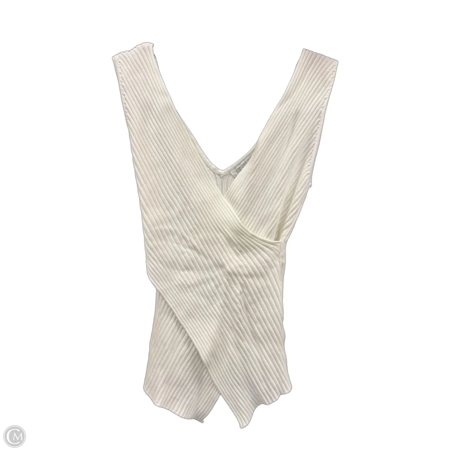 Top Sleeveless By Clothes Mentor In White, Size: S