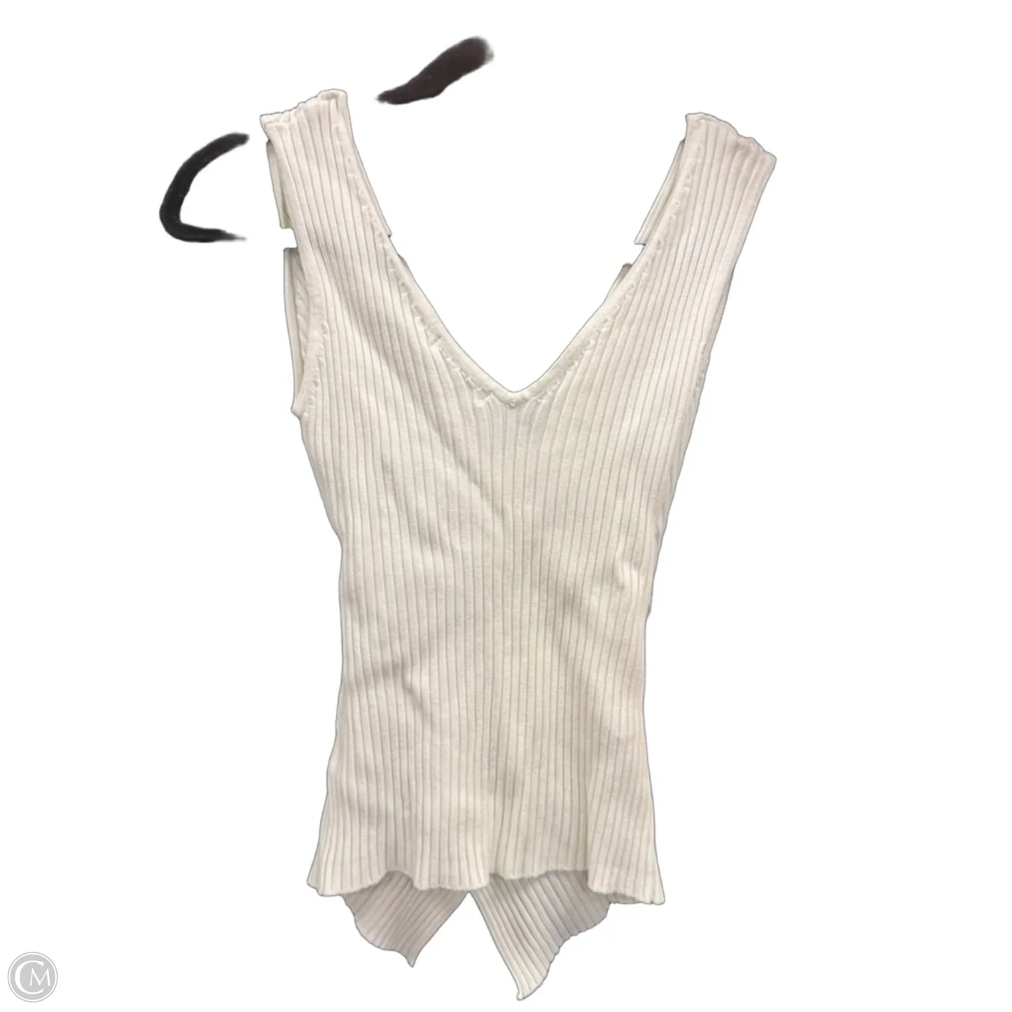 Top Sleeveless By Clothes Mentor In White, Size: S