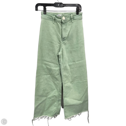 Jeans Flared By Zara In Green, Size: 4
