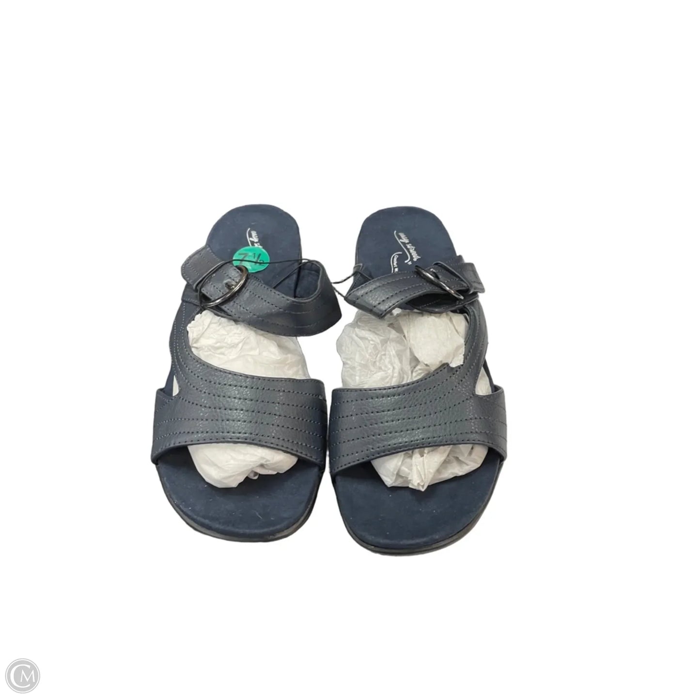 Sandals Flats By Easy Street In Navy, Size: 7.5