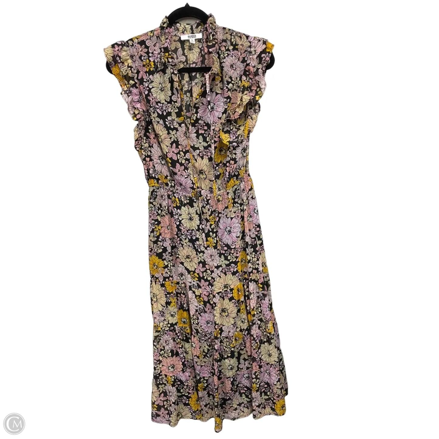 Dress Casual Maxi By Bb Dakota In Black & Pink, Size: S