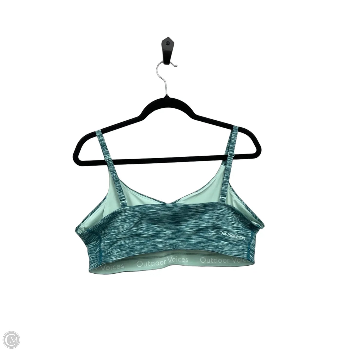 Athletic Bra By Outdoor Voices In Green, Size: Xxl