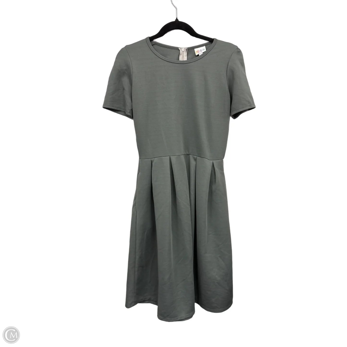 Dress Casual Short By Lularoe In Grey, Size: M