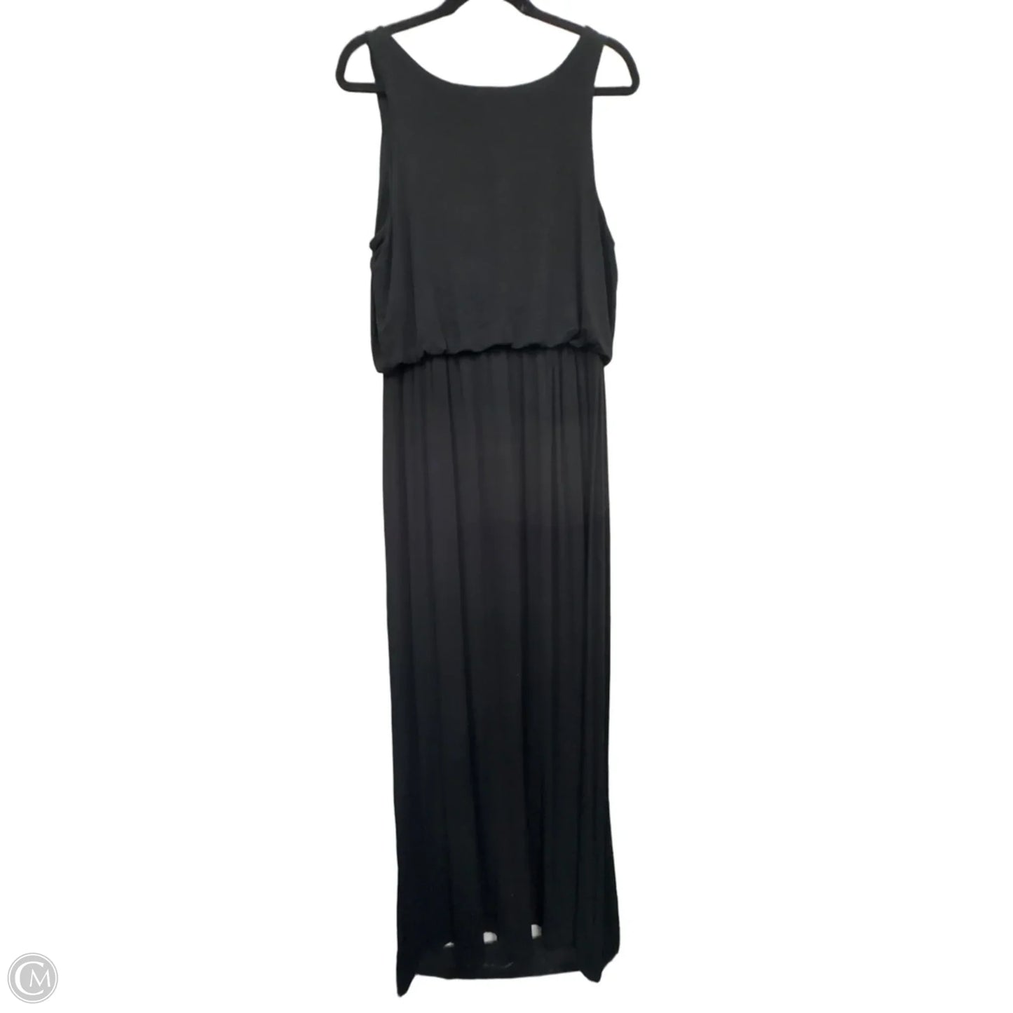 Dress Casual Maxi By Loft In Black, Size: L