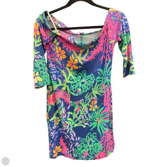 Dress Designer By Lilly Pulitzer In Blue & Pink, Size: S