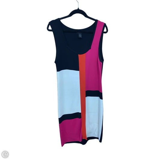 Dress Casual Maxi By Grace In Black & Pink, Size: Xl